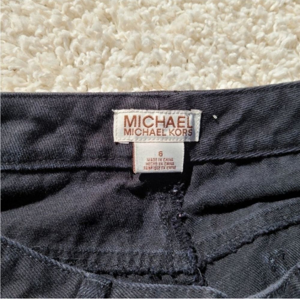 Michael Kors Studded Bootcut Black Jeans Size 6 - Picture 2 of 4